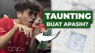 Kenapa pro player esports suka taunting?