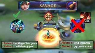 WANWAN VS ALDOUS? SINO NGA BA ANG MALAKAS SA LATE GAME! -Kingwanwan