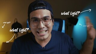 YouTube Video lighting Setup for Beginners (1 Main Light Only)