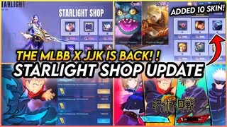 STARLIGHT SHOP UPDATE! MLBB X JUJUTSU KAISEN (JJK) IS BACK IN 2024!! - MLBB