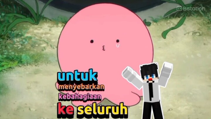 Alien mirip cumi-cumi yg membawa kebahagiaan☺✨