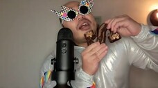 ASMR Licking, Sucking & Chewing Dark Chocolate Letter S 🍫