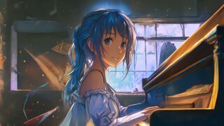 Pixie - Piano practice at school - amv piano music