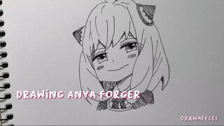 Drawing Anya Forger