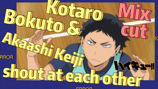 [Haikyuu!!]  Mix cut | Kotaro Bokuto & Akaashi Keiji shout at each other