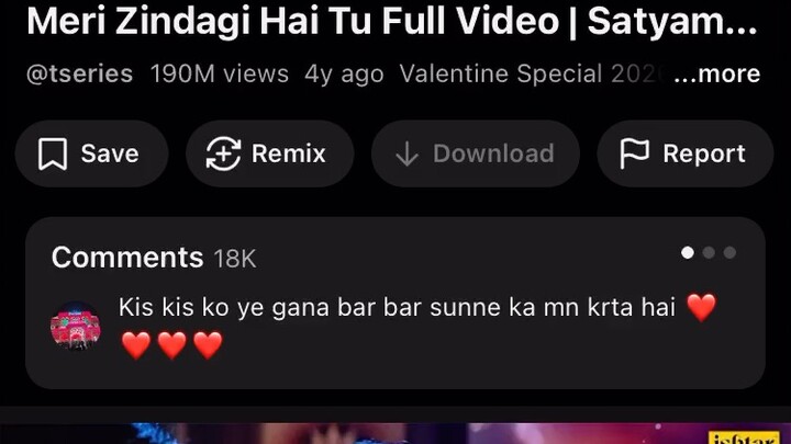 Meri zindagi hai Tu full video music