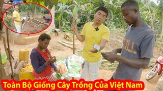 Tập 210:Hướng dẫn gia đình Antonio Trồng Rau muống và củ cải|| 2Q Vlogs cuộc sống Châu Phi