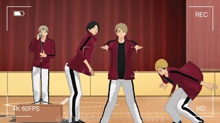 [Haikyuu!!MMD] All I Want For Christmas (Kita Shinsuke, Suna Rintarou, Osamu Miya, Atsumu Miya)