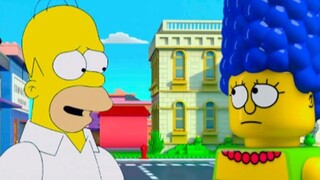 The Simpsons: A boy travels through a parallel universe, gets trapped in a three-dimensional world, 
