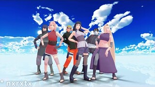 STEP【NARUTO MMD】NARUHINA*SASUSAKU*SAIINO