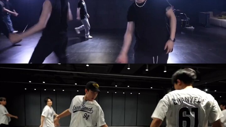 【EXO】Perbandingan koreografi asli Cream Soda dan ruang latihan di layar