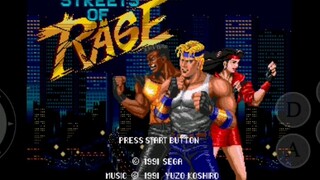 Streets Of Rage (World) - Sega Genesis (Complete Longplay) MD.emu Free