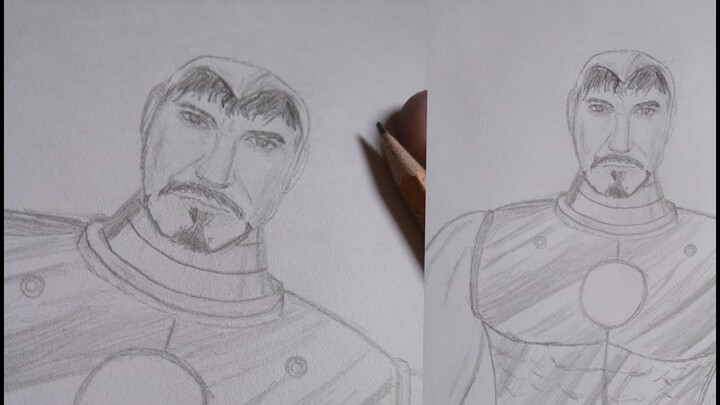 Tony Stark Classic Armor (DRAWING)