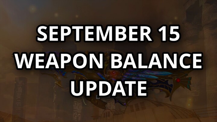 🔥September 15 New Weapon Balance Update in Bloodstrike 🔥