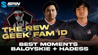 THE NEW GEEK FAM ID! BEST MOMENTS BALOYSKIE & HADESS PERUBAH NASIB GEEK FAM ID DI MPL ID S10!