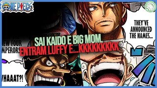 One Piece Capítulo 1053 - OS NOVOS IMPERADORES DOS MARES E SUAS RECOMPENSAS!!!