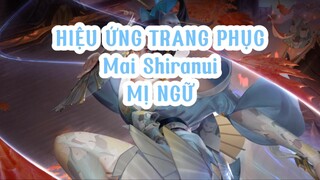 Hiệu ứng trang phục Mai Shiranui - Mị Ngữ | Feline Whisperer | Honor Of Kings Global