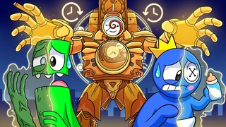 TITAN CLOCKMAN Vs. RAINBOW FRIENDS! Skibidi Toilet Animation