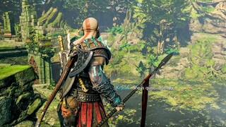 God of War Ragnarok - Kratos warns Atreus of Lunda's friendly nature