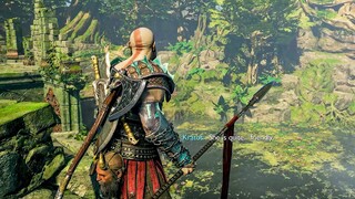 God of War Ragnarok - Kratos warns Atreus of Lunda's friendly nature