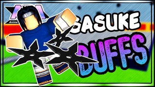 SASUKE BUFFS MADE HIM SO MUCH BETTER! | Anime Battle Arena | Roblox