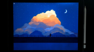 【Procreate】สอนวาดรูปตอนกลางคืน