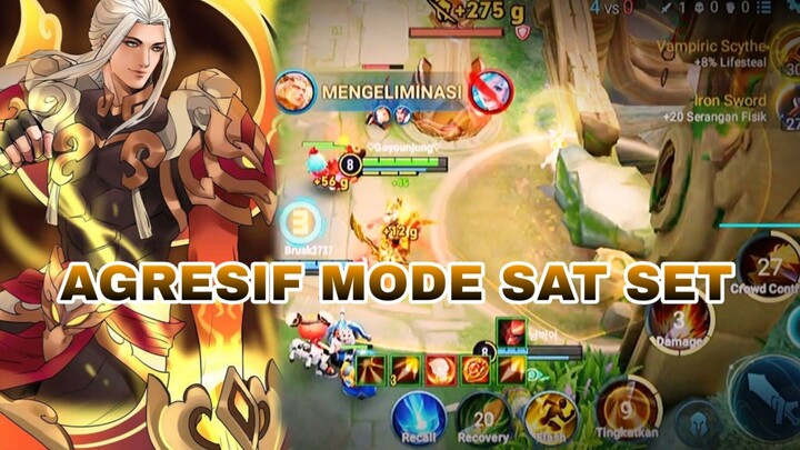 AGRESIF MODE SAT SET