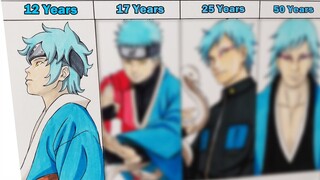 Drawing Mitsuki in 12,17,25,50 Years Old | Boruto | Naruto | Timeskip