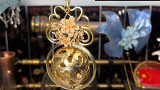 今天纯手工给大家做一个掌心使的入梦铃铛。