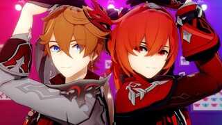 【MMD Genshin Impact】ทีวี - 【Childe x Diluc】