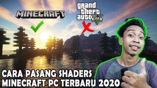 CARA PASANG SHADER DI MINECRAFT PC TERBARU 2020 !! SEMUA TERLIHAT NYATA !! Minecraft Indonesia