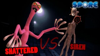 Shattered vs Siren Head | SPORE