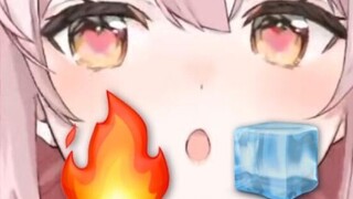 塔菲吃火和塔菲吃冰