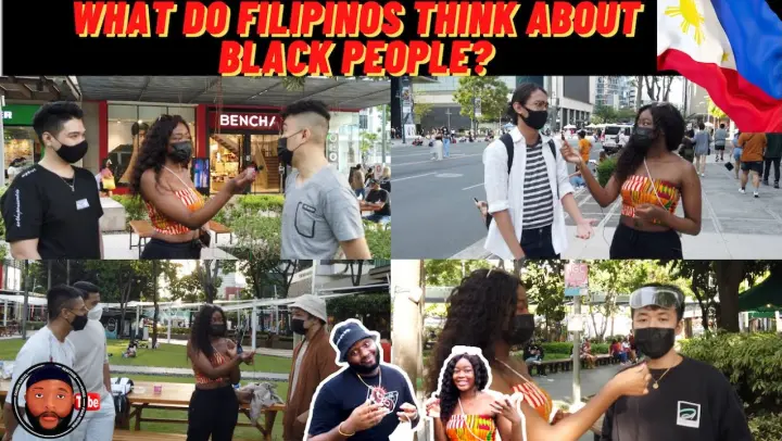 WHAT DO FILIPINOS THINK ABOUT BLACK PEOPLE? WOULD A FILIPINO DATE A BLACK GIRL? SOCIAL EXPERIMENT