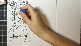 [Drawing Challenge] Large Car Rollover Scene—Kujo Xu Lun’s 10 Minutes, 1 Minute and 10 Seconds