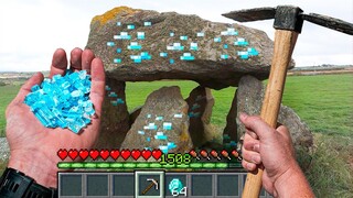 Minecraft in Real Life POV ~ I FOUND DIAMOND TREASURES Realistic Diamonds Challenge Animation