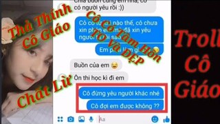 Troll Tin Nhắn (Tán Cô Giáo) / CÔ ĐỢI EM LỚN NHA ♥️ / Thả Thính Cô Giáo Và Cái Kết Ăn HÀNH Ngập Mồm
