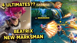 Tốp Mỡ | BEATRIX: XẠ THỦ MỚI BẮN 4 LOẠI ĐẠN CÓ 4 CHIÊU CUỐI?? REVIEW FULL SKILLS! | MLBB