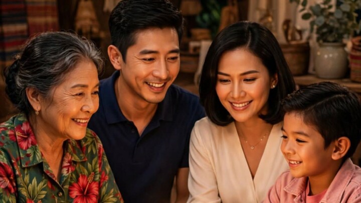 รอยยิ้มของพ่อ บ้านหลังนี้มีรอยยิ้ม 4 คน แต่มีน้ำตา 1 คนที่ซ่อนอยู่... คุณคิดว่าเป็นใคร?