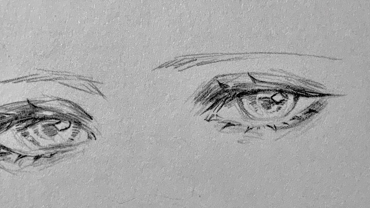 I am unprofessional in drawing eyes