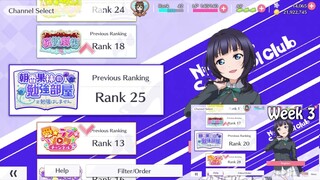 SIFAS Idol Channel Rankings [WW Week 4]