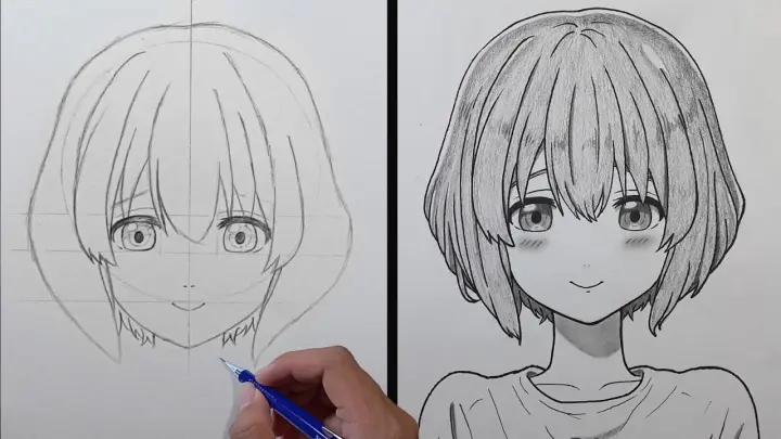 How to Draw SHOUKO NISHIMIYA [ Koe no Katachi ] - Cara Gambar Anime