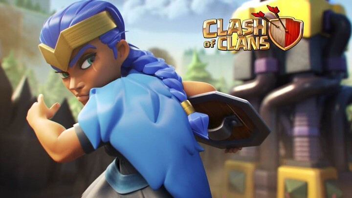Bebaskan kekuatan alam dengan Base Camp Level 16! animasi bentrokan klan