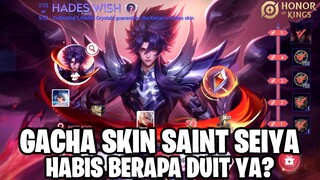 GACHA SAINT SEIYA PART 2 UNTUK MENDAPATKAN SKIN HADES - KIRA2 HABIS BERAPA YA? HONOR OF KINGS