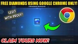 NEW! GET FREE DIAMONDS USING GOOGLE CHROME ONLY! FREE FOR ALL! MOBILE LEGENDS