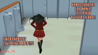 KOMPILASI DRAMA SAKURA SCHOOL YANG LUCU PARAH!! SAKURA MULES TUH PEN MPUP??!!