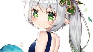 [เก็นชินอิมเมจแพกต์] ราชาหญ้านำโชคตัวน้อย คาวาอิ! (ภาพสีภายหลัง)