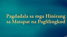 Pagdadala  sa mga Hinirang sa Matapat na Paglilingkod