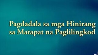 Pagdadala  sa mga Hinirang sa Matapat na Paglilingkod