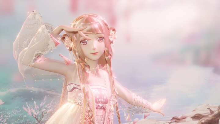 [Shining Nikki/self-made] Little Peach Blossom~ Jumping around in this Peach Blossom Land~ "Peach Bl